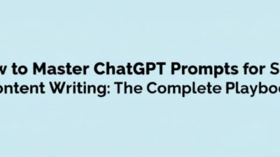 Chatgpt prompts for saas content writing​
