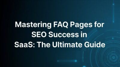 how to use faq pages for seo saas